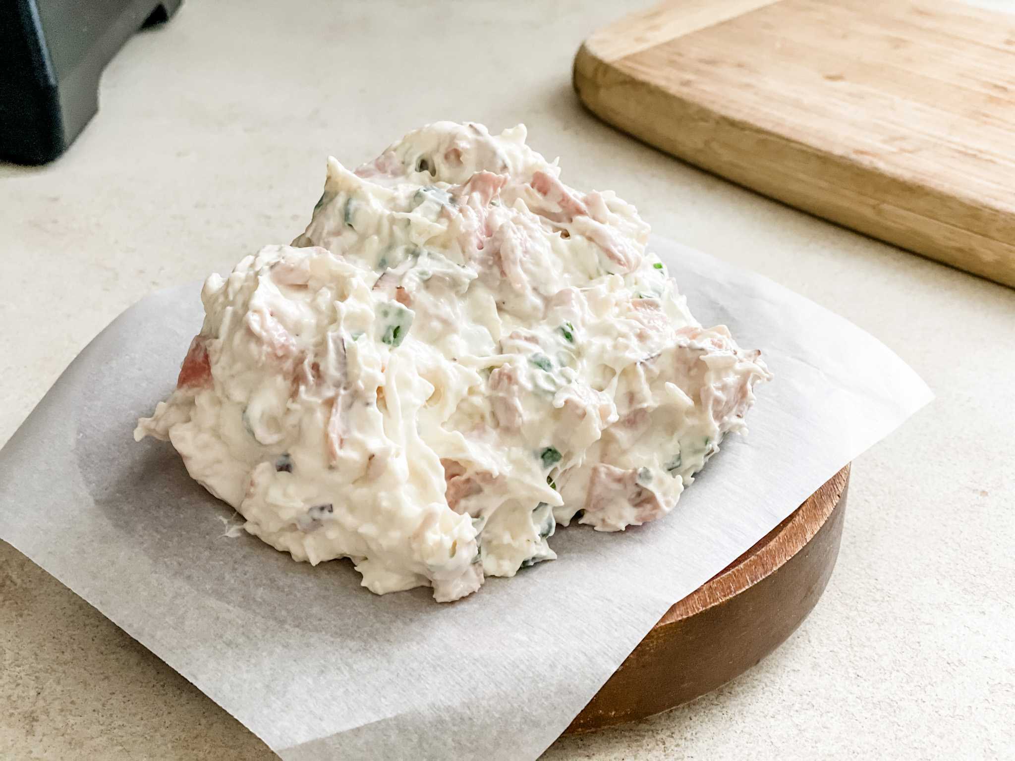 THE BEST Parmesan and Ham Cheese Ball Appetizer