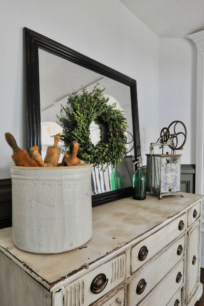 How to makeover an antique buffet