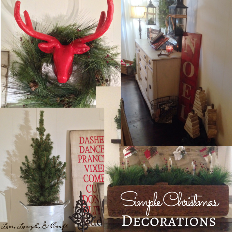 Simple Christmas decorations