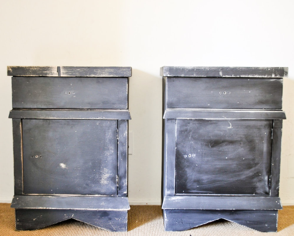 Spray painted furniture 