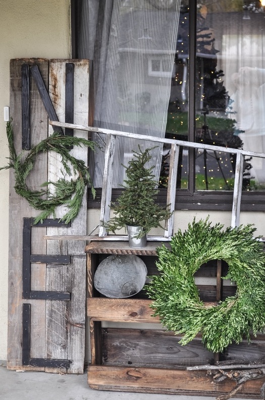 Rustic Noel Porch sign. Really is DIY and makes a big statement because of the size! And message!