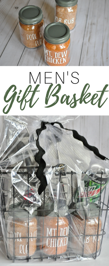 Father's Day Gift Basket using the  Silhouette CAMEO