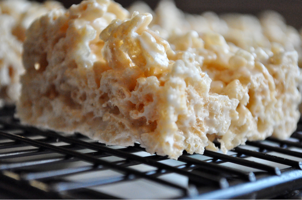 These are magical rice crispy treats. So buttery and ooey gooey. You'll never make them the same way again after tasting these!