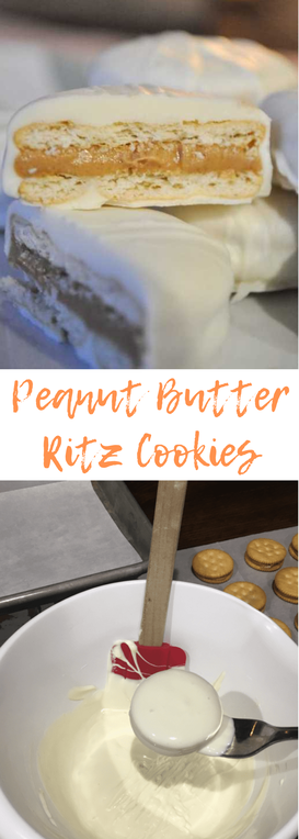 Peanut butter ritz aka homemade nutter butters are easy treats to throw together and so good!!