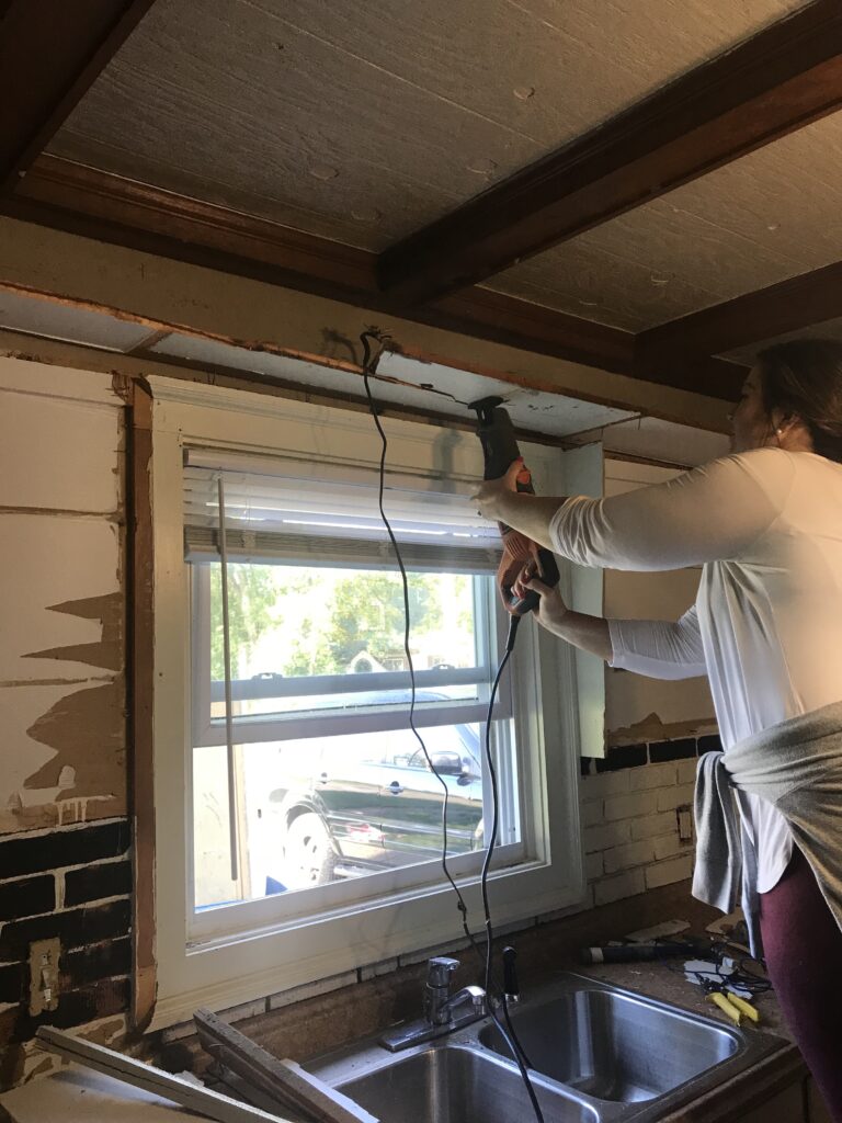 Old house kitchen demo