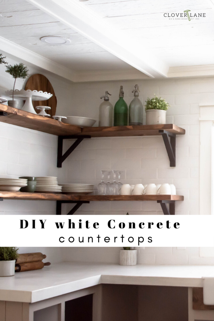 Diy White Concrete Countertops Cloverlaneblog Com