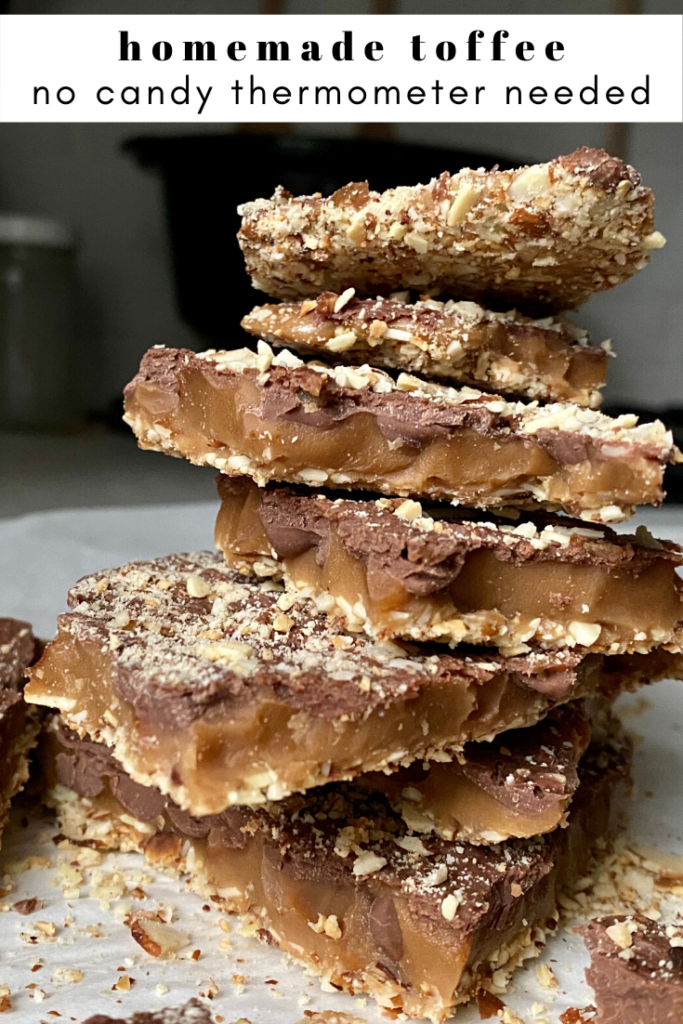 THE BEST toffee recipe ever! This toffee is the easiest toffee to make!