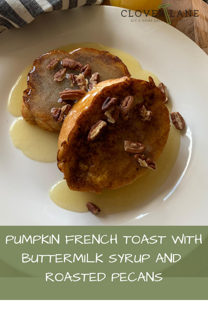 The perfect breakfast on a fall morning!
#easy #recipe #fall #pumpkin #frenchtoast