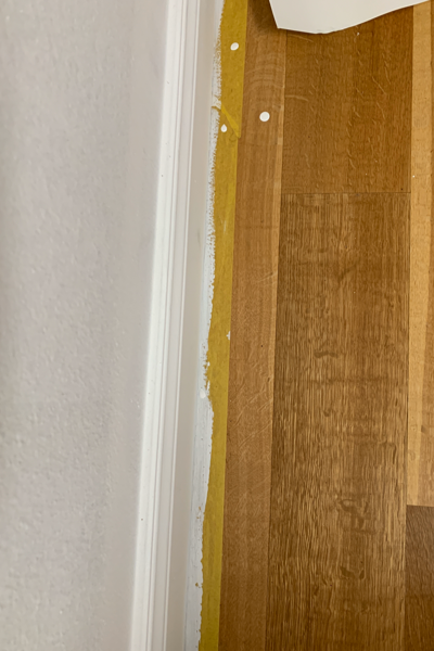 Frog Tape for the perfect line. $frogtape #paint #prep