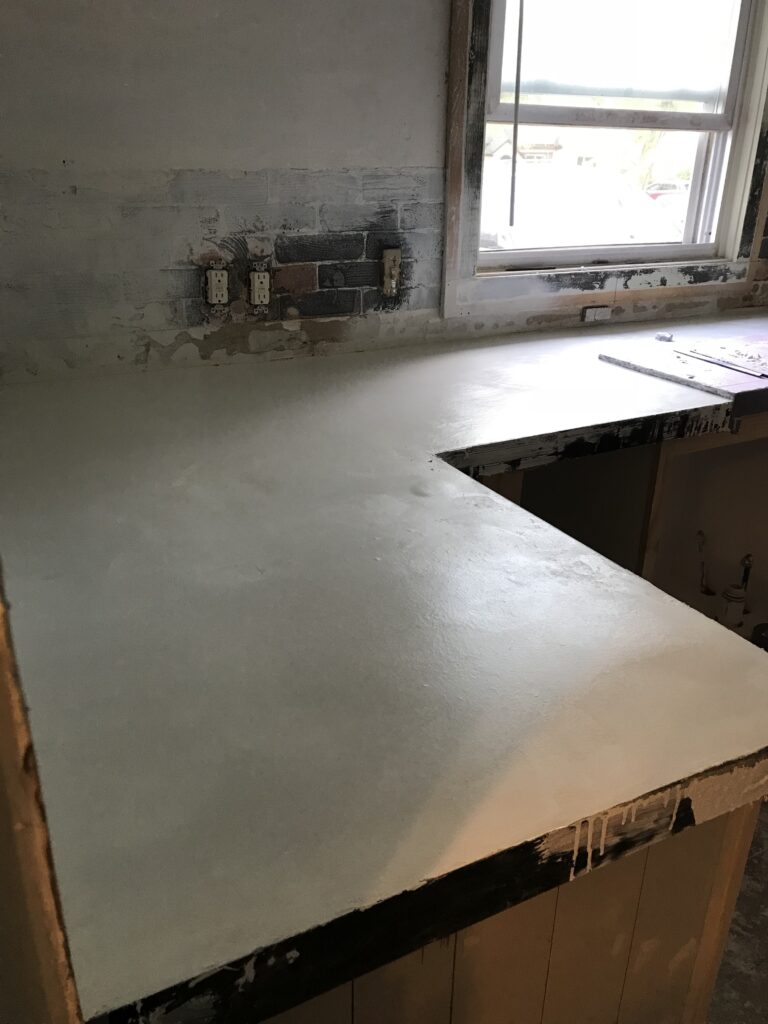 Diy White Concrete Countertops Clover