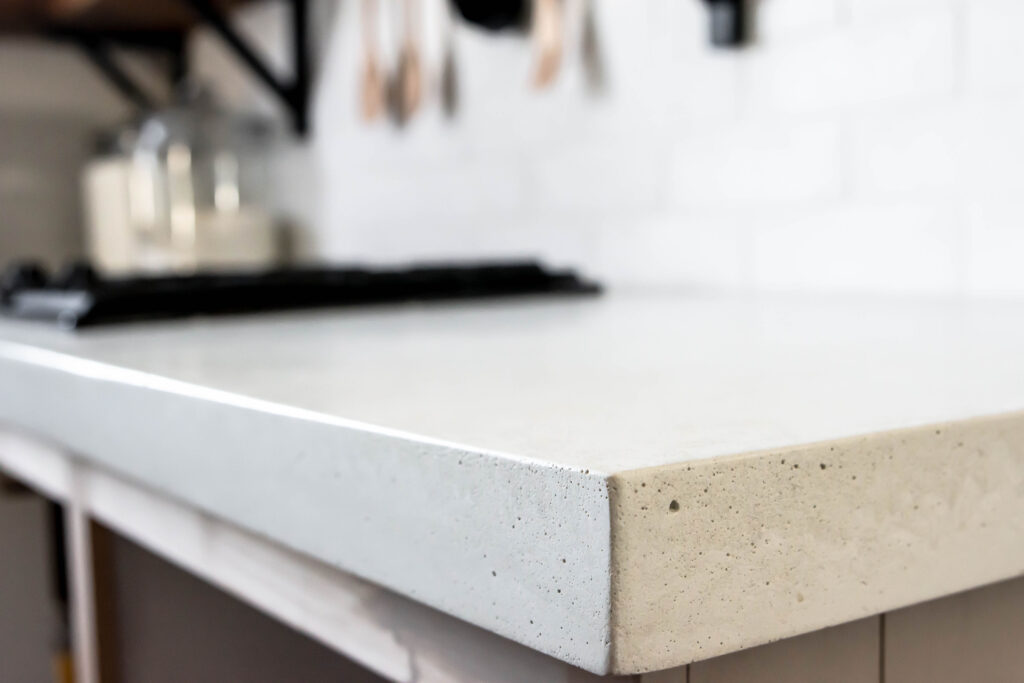 Diy White Concrete Countertops Clover