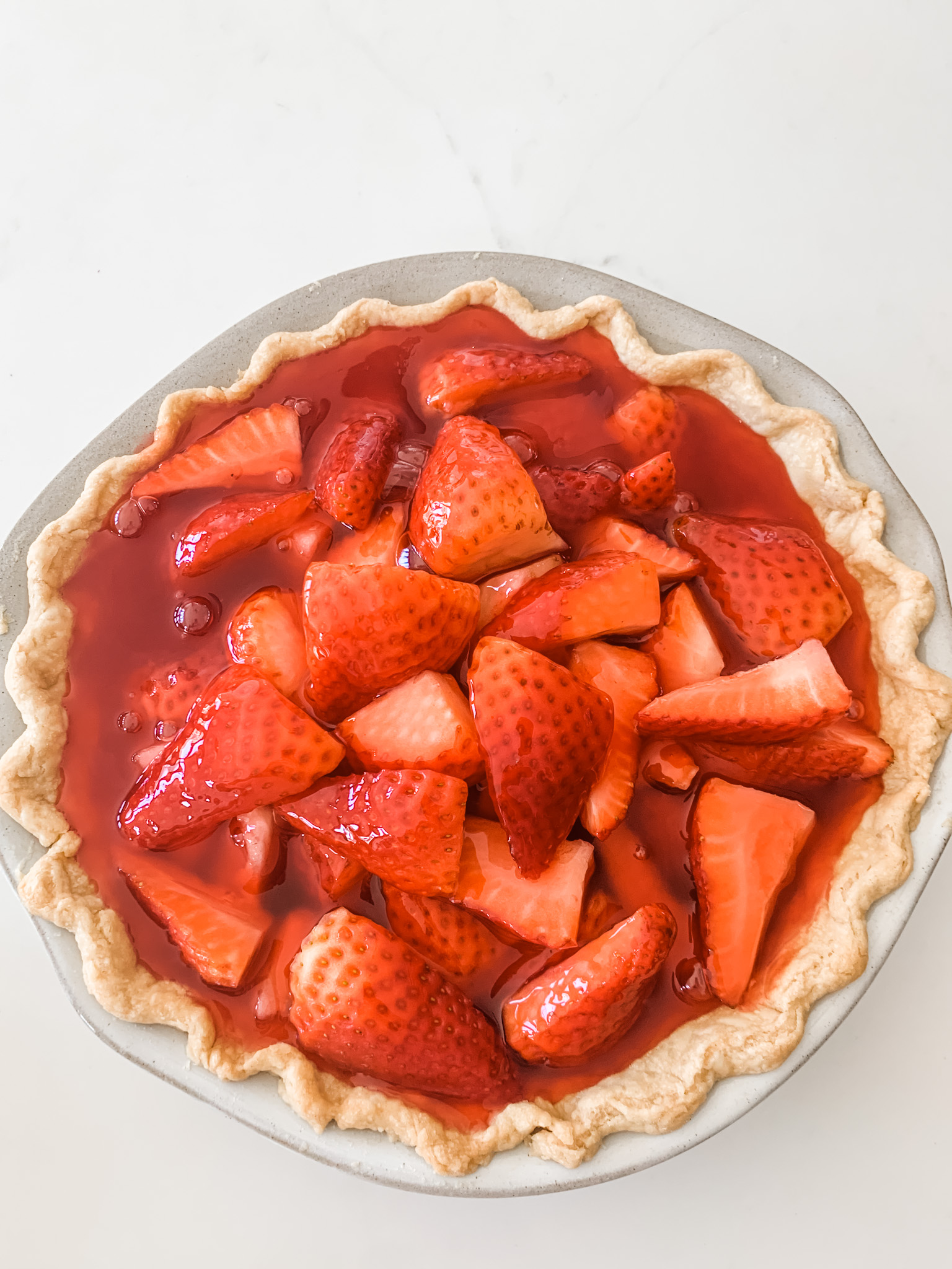 Clover Lane Blog- Fresh Fruit Pie- Raspberry, Strawberry, or Peach