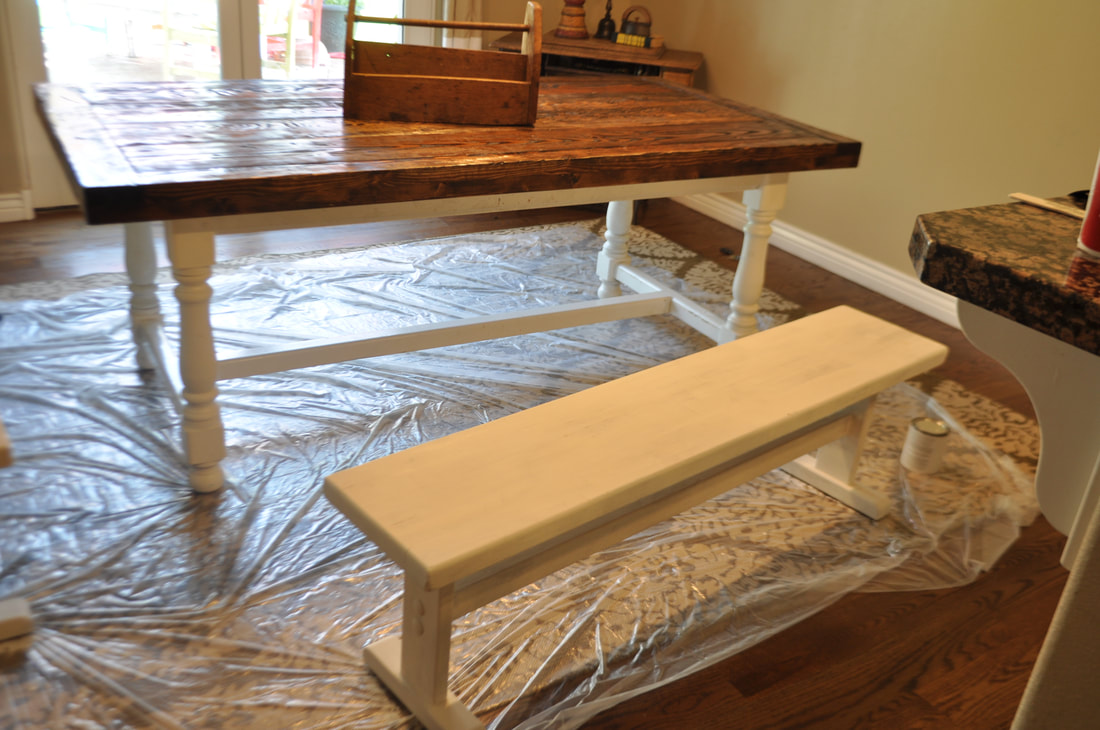 Sofa Table with Amy Howard Paint-Not Just Paper and Paint